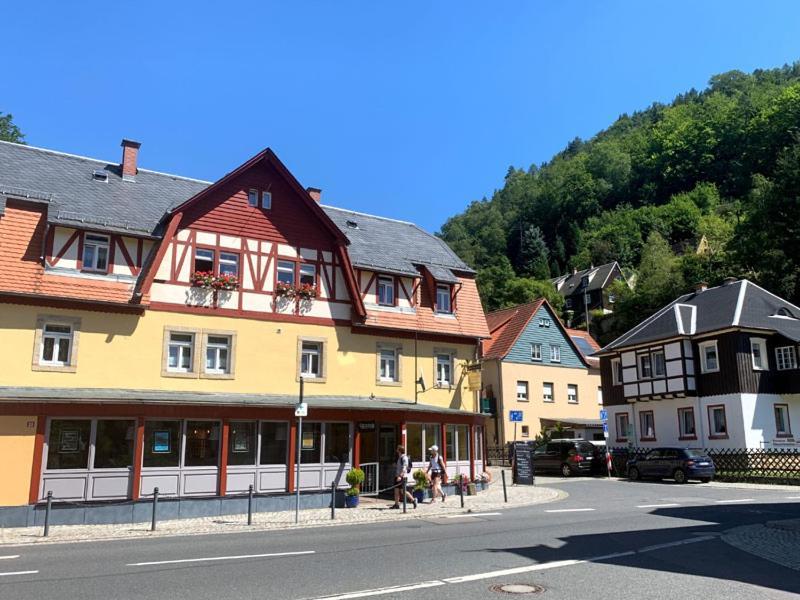 Pension Grenzeck Bad Schandau Extérieur photo